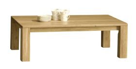 Table basse Jussara 16 | Naturel | Chêne partiellement massif | 120 x 75 x 39 cm