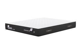 Matelas hybride 180 x 200 cm | hauteur 23 cm | degré de fermeté H3 | mousse et ressorts ensachés | matelas mi-dur | Artemis M