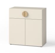 Commode Maräne 05, Couleur : Cachemire / Chêne Artisan - Dimensions : 84 x 80 x 40 cm (H x L x P)