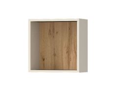 Étagère murale Maräne 07 | Chêne artisan / Cachemire | 37 x 37 x 21 cm | Design moderne et gain de place