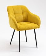 Chaise Maridi 251 jaune | Confort rembourré | 81 x 57 x 61 cm | Style moderne