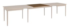 Rallonge de table / Inserts de table / 2 plateaux de table / 52,5 x 90 cm chacun / Chêne caramel / En option pour table de salle à manger extensible Inginele 07 / Dimensions totales de la table avec 4 inserts 370 x 90 x 75 cm