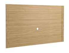 Panneau mural arrière Kastav 20, couleur : chêne - 100 x 164 x 4 cm (H x L x P)