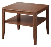 Table basse Gorica 19 | Chêne rustique | 50 x 60 x 60 cm | 1 niche de rangement | Partiellement massif | Finition haut de gamme