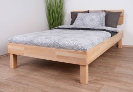 Lit simple / Lit d'appoint Collin 07 hêtre massif huilé naturel - Surface de couchage : 120 x 200 cm (l x L)