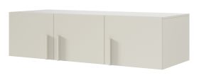Rehausse pour armoire Edegem 02 / Couleur : Cachemire / 3 portes / 2 compartiments / Chants ABS / 150 x 61 x 40 cm