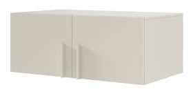 Rehausse pour armoire Edegem 03 / chants ABS / Couleur : Cachemire / 100 x 61 x 40 cm / 2 portes / 1 grand compartiment