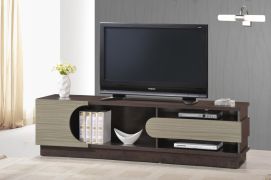 Meuble TV Modesto, Couleur : Moka / Melange - Dimensions : 50 x 180 x 42 cm (H x L x P)