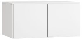 Attache pour armoire à deux portes Invernada, couleur : blanc - Dimensions : 45 x 93 x 57 cm (H x L x P)