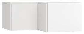 Pièce jointe pour l'armoire d'angle Invernada, couleur : blanc - Dimensions : 45 x 102 x 104 cm (H x L x P)