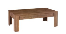 Table basse Pallini | Design moderne | 46 x 135 x 68 cm | Finition chêne Stirling