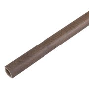 Profiléé angulaire rond 2400 x 28 x 15 mm - Modèle: GLUCK Aspect chêne