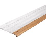Marchepied pour système à clic Vinyle, 2400 x 72 x 25 mm