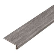 Marchepied pour système à clic Vinyle, 2400 x 115 x 25 mm - Modèle: BEETHOVEN Aspect chêne