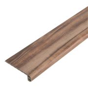 Marchepied pour système à clic Vinyle, 2400 x 115 x 25 mm - Modèle: CHOPIN Aspect noyer