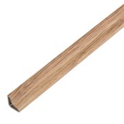 Profiléé angulaire concave 2400 x 28 x 15 mm - Modèle: STRAUSS Aspect chêne