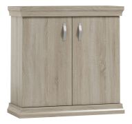 Commode Wewak 02 | Finition chêne Sonoma | 98 x 100 x 42 cm | Design moderne et espace de rangement