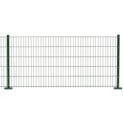 Clôture à double fil Goliath 8/6/8 mm, Finition: Revêtement vert, Hauteur: 83 cm, Largeur: 251 cm