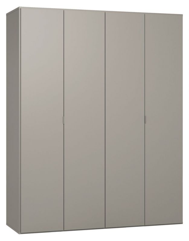 Armoire à portes battantes / armoire Bentos 15, couleur : gris - Dimensions : 232 x 185 x 57 cm (H x L x P)