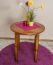 Table en pin massif, couleur chêne 003 (ronde) - diamètre 70 cm