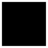 Face en métal pour les meubles de la série Marincho, couleur : noir - Dimensions : 53 x 53 cm (L x H)