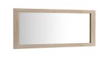 Miroir "Temerin" couleur chêne Sonoma 25 - Dimensions : 130 x 55 cm (L x H)