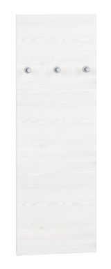 Armoire Fjends 08, couleur : blanc pin - Dimensions : 102 x 34 x 2 cm (h x l x p)