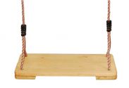 Siège de balançoire en bois avec corde