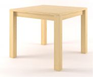 Table de salle à manger en bois de pin massif naturel Turakos 109 (rectangulaire) - Dimensions 60 x 60 cm (L x P)