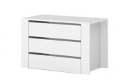 Tiroirs encastrés pour armoires, couleur : blanc - Dimensions : 88 x 57 x 45 cm (L x H x P)