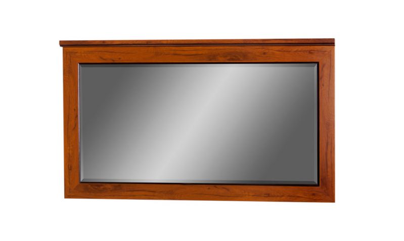 Miroir Dahra 08, couleur : brun chêne - 85 x 145 x 5 cm (h x l x p)