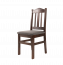 Chaise en pin massif, couleur noyer 002 - Dimensions 93 x 43 x 45 cm (H x L x P)