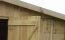 Garage en bois en éléments préfabriqués G19a - H222xL616xl324