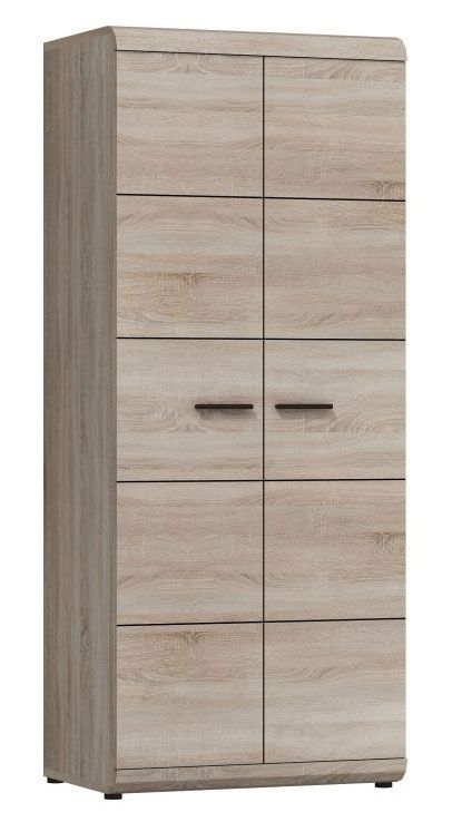 Armoire / armoire à portes battantes Gabes 19, couleur : chêne Sonoma - 194 x 80 x 54 cm (h x l x p)