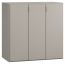 Commode Bentos 06, couleur : gris - Dimensions : 92 x 90 x 47 cm (h x l x p)