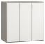 Commode Bellaco 10, couleur : gris / blanc - Dimensions : 92 x 90 x 47 cm (h x l x p)