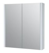 Salle de bain - Armoire de toilette Bidar 01, couleur : blanc brillant - 65 x 60 x 12 cm (H x L x P)