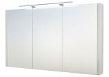 Salle de bain - Armoire de toilette Bidar 31, couleur : blanc brillant - 65 x 110 x 12 cm (H x L x P)