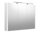 Salle de bains - Armoire de toilette Malegaon 16, Couleur : Blanc mat - Dimensions : 65 x 88 x 12 cm (h x l x p)