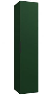 Salle de bains - Armoire haute Ongole 25, Couleur : Vert foncé - Dimensions : 160 x 35 x 35 cm (h x l x p)
