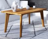 Table basse Wooden Nature Premium Timaru 04 en chêne sauvage massif huilé - Dimensions : 110 x 60 x 48 cm (L x P x H)
