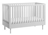 Lit enfant / lit à barreaux Airin 02, couleur : blanc - Surface de couchage : 70 x 140 cm (L x l)