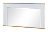 Miroir Bambey 18, couleur : chêne / blanc - 63 x 125 x 4 cm (h x l x p)