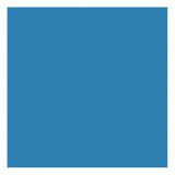 Face en métal pour les meubles de la série Marincho, couleur : bleu - Dimensions : 53 x 53 cm (L x H)