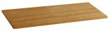 Étagère en bois pour armoire Teresina 01/02/03, couleur : naturel, en chêne massif partiel - 2 x 97 x 50 (H x L x P)