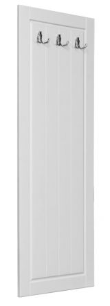 Armoire Gyronde 26, pin massif, laqué blanc - 130 x 47 x 2 cm (H x L x P)