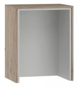 Extension pour bureau Cianjur, couleur : chêne / blanc - Dimensions : 77 x 60 x 45 cm (H x L x P)