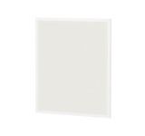 Chambre des enfants - Miroir Benjamin 33, couleur : blanc - Dimensions : 79 x 87 x 2 cm (H x L x P)