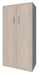 Armoire Garut 26, couleur : Chêne de Sonoma - Dimensions : 156 x 80 x 40 cm (H x L x P)