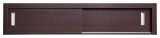 Elément supérieur pour armoire / penderie Sepatan 06 à portes coulissantes, couleur : wengé - Dimensions : 40 x 160 x 60 cm (H x L x P)
